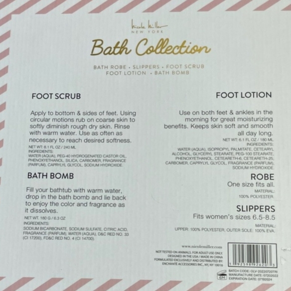 Nicole Miller Bath Collection Gift Box - Picture 2 of 2